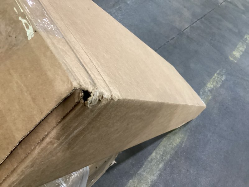 Condition photo showing As Is for husky liners hood protector | fits 2007-2013 chevrolet silverado 1500, high profile/bug shield - 1 pc., smoke | 2815035