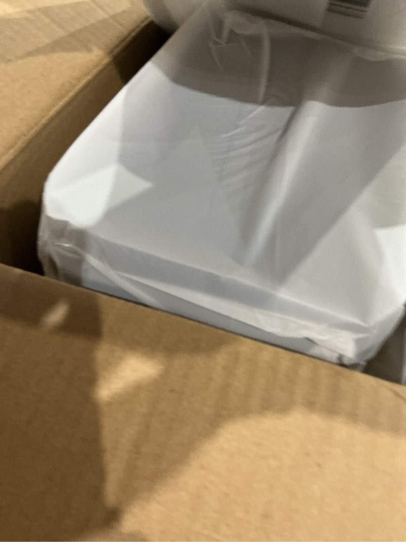 Condition photo showing Good Condition for dehumidifiers for home 1500 sq.ft, 2.5l tank, 35db quiet, new rotary technology dehumidifier with drain hose, works down to 1°c/34°f, auto shutoff, ideal for basement bedroom bathroom rv closet white