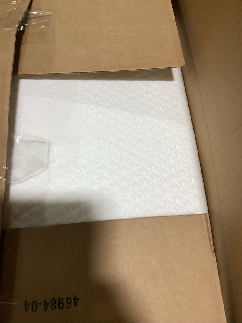 Condition photo showing Good Condition for Knee Pillow for Back Sleeping, 8” Knee Wedge Pillow to Elevate Knee, Leg Pillow for Back Pain Relief, Triangle Pillow, Leg Elevation Pillows for After Surgery, Blood Circulation, White/Grey