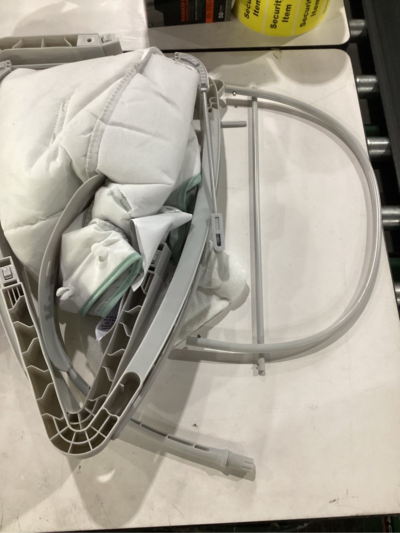 Condition photo showing As Is for ingenuity keep cozy 3-in-1 grow with me vibrating baby bouncer, seat & infant to toddler rocker, vibrations & -toy bar, 0-30 months up to 40 lbs (weaver)