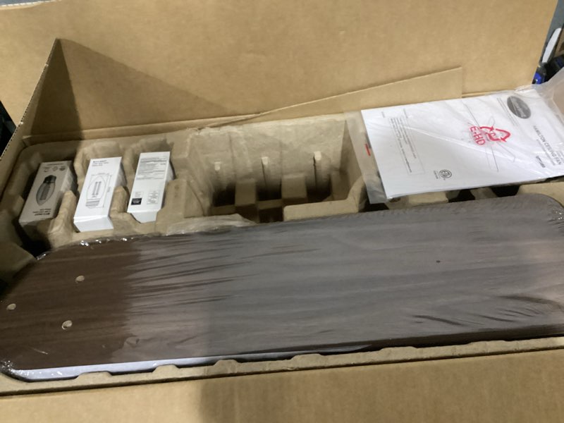 Condition photo showing Good Condition for harbor breeze hamilton 52-in matte black indoor ceiling fan with light (5-blade)
