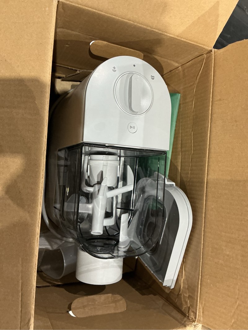 Condition photo showing Good Condition for philips kitchen appliances compact pasta and noodle maker, viva collection, comes with 3 default classic pasta shaping discs, fully automatic, recipe book, small, white (hr2370/05)