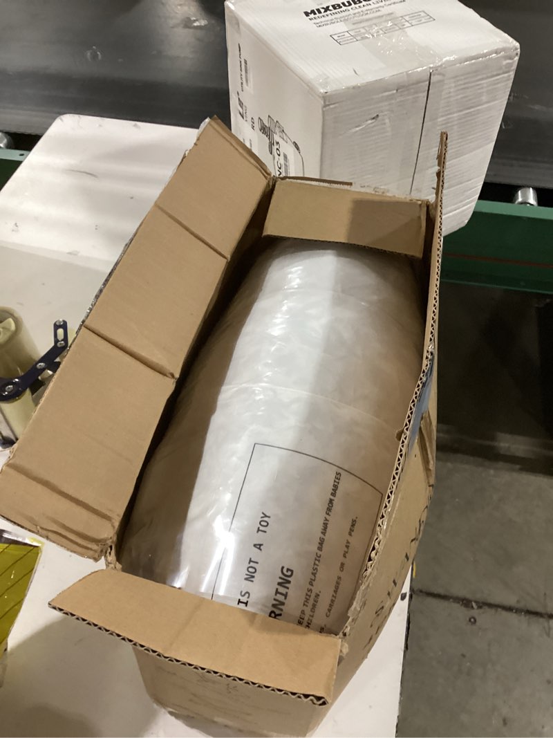 Condition photo showing Good Condition for Feather Throw Pillow Inserts Set of 4, Soft Fluffy Square 20 x 20 Inches Decorative Pillow Insert, Feather and Down Euro Pillows for Bed, Couch and Cushion 20 x 20-Inch 4