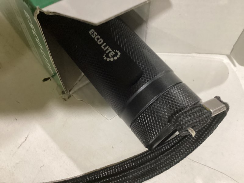 Condition photo showing As Is for ESCO LITE UV Flashlight Black Light, 51 LED 395 nM Ultraviolet Blacklight Detector for Dog Urine, Pet Stains and Bed Bug