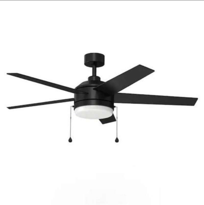 brand new harbor breeze sunport easy2hang 52" 5 blade outdoor ceiling fan w/led