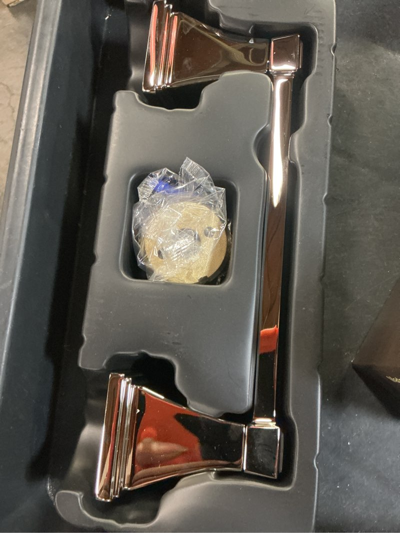 Condition photo showing New/Like New for signature hardware pinecrest wall mount toilet tissue holder in polished nickel