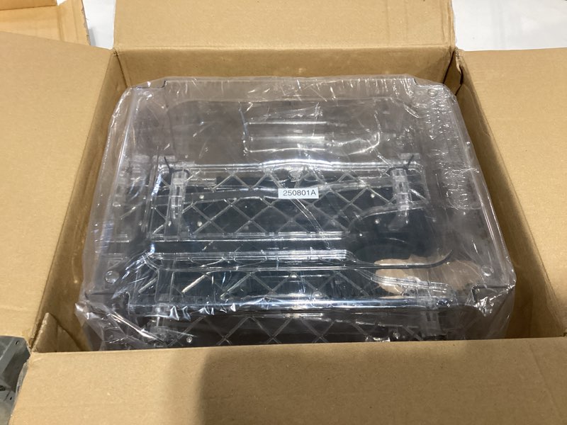 Condition photo showing Good Condition for sous vide container with lid double-door-opening design 11.65 qt sous vide pot slow cooker container with built- in rack compatible with most immersion circulators