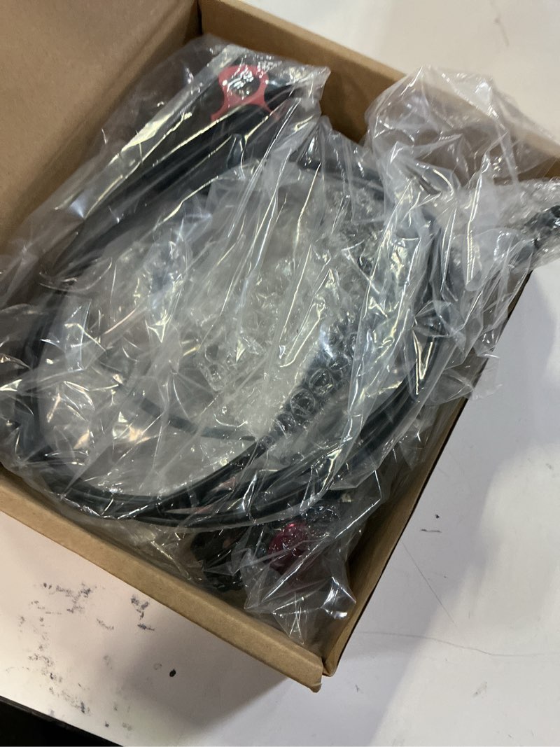 Condition photo showing New/Like New for z00m mtb hydraulic disc brakes set mountain bike left front 800mm right rear 1450mm hydraulic brake aluminum alloy bicycle disc brake for e-bike fat bike road bike 2 piston black-front+rear brake