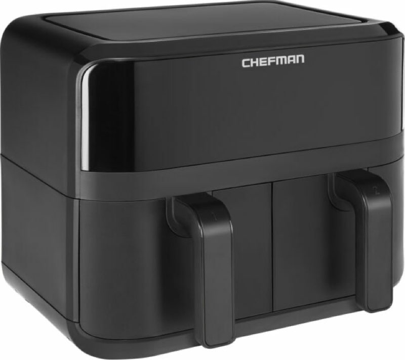 chefman turbofry touch air fryer - rj38sqpf45tdb