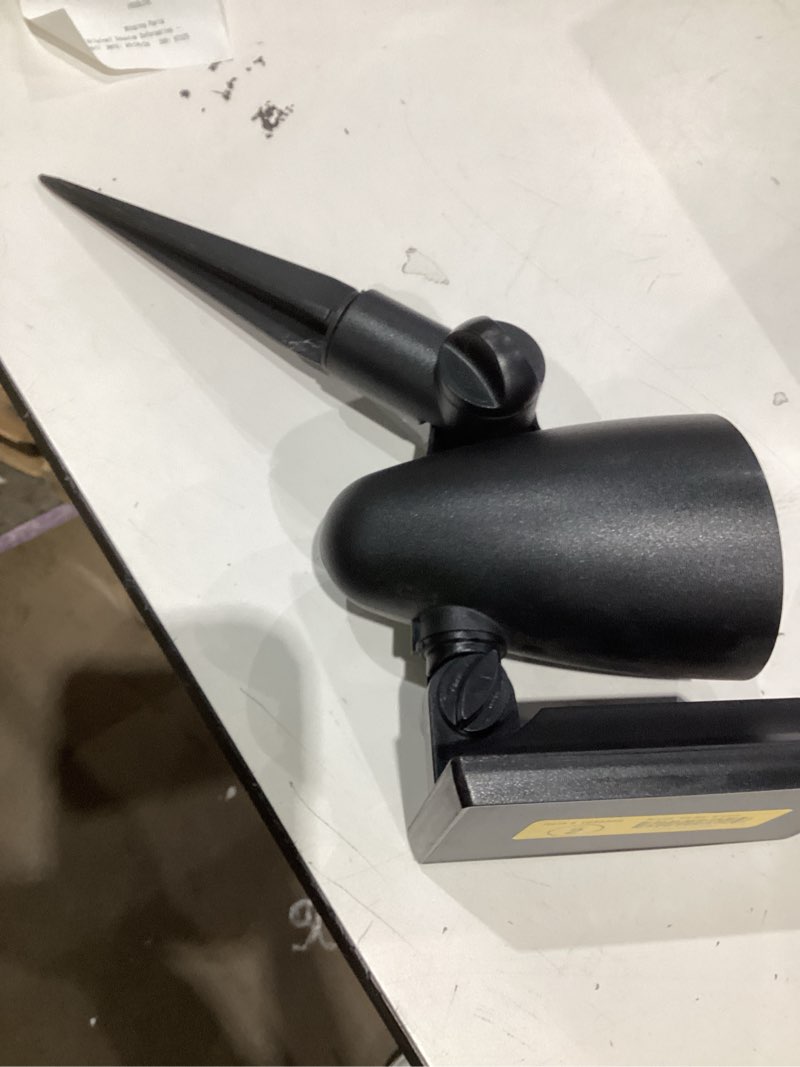 Condition photo showing Good Condition for harbor breeze 60 -lumens 1 -watt black warm white solar led spot light