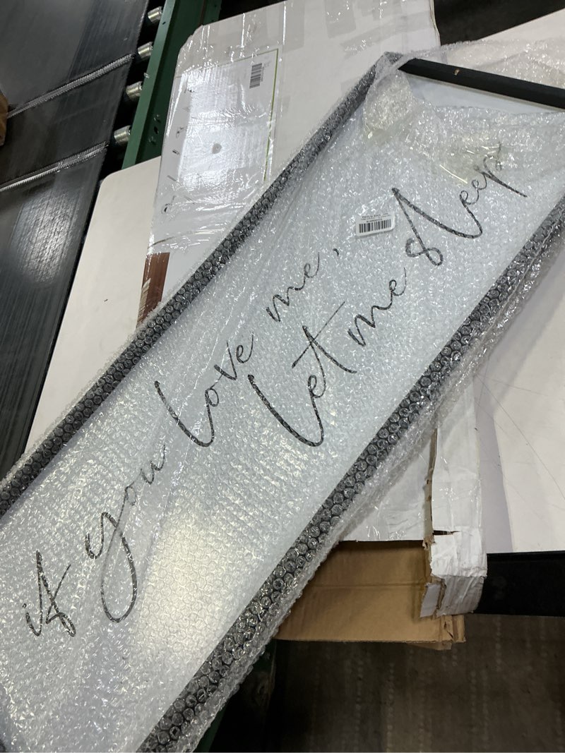 Condition photo showing Good Condition for TQlanJiang If You ... Hanging Art (Black