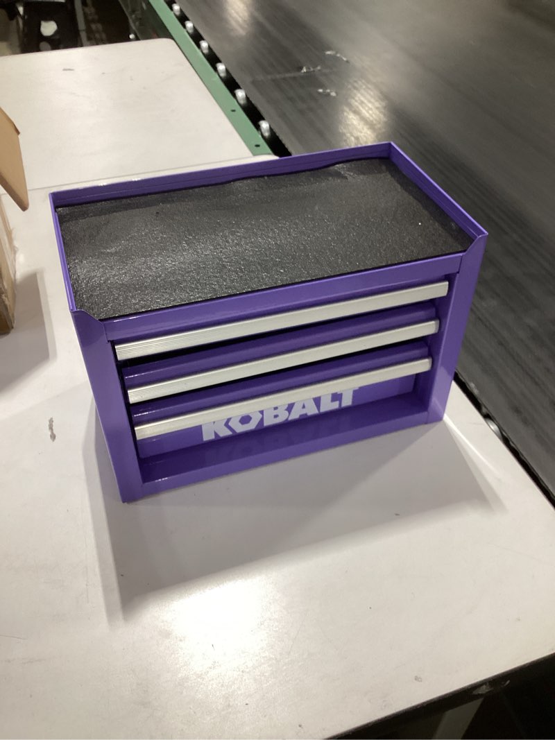 Condition photo showing Good Condition for Kobalt Portable Mini Base Toolbox 11.1-in W x 7.36-in H x 6.14-in D 