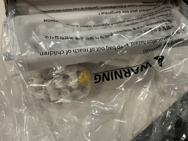 Condition photo showing As Is for Foldable Step Stool for Toddlers with Safety Rail, Kids Step Stool for Bathroom Sink, Potty Training Stool, Adjustable Height, Non-Slip Pads, Perfect Kitchen Step Ladder for Children, Grey Gray