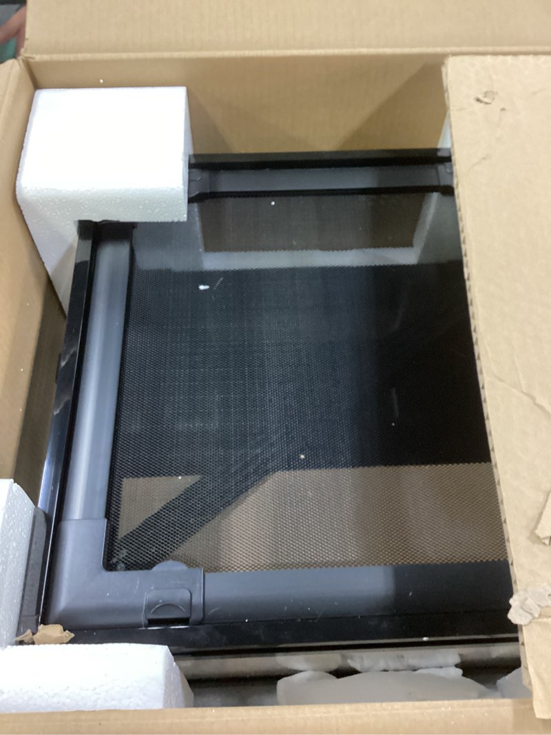 Condition photo showing Good Condition for REPTI ZOO Reptile Glass Terrarium, 18" x 18" x 24" Front Opening with Double Hinge Door & Top Screen Ventilation, 30 Gallon Tank Large Reptile Terrarium (Knock-Down) Black and Clear