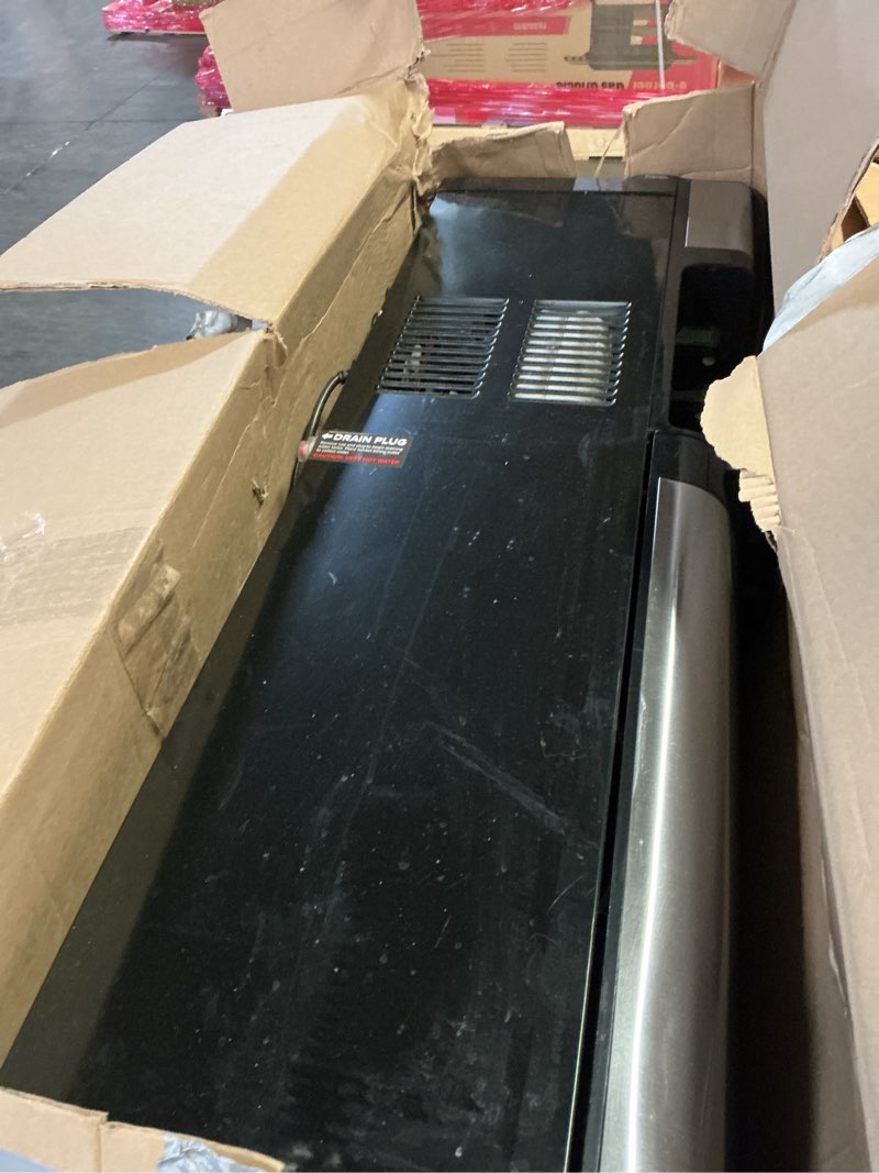 Condition photo showing As Is for Brio Self Cleaning Bottom Loading Water Cooler Water Dispenser – Limited Edition - 3 Temperature Settings - Hot, Cold & Cool Water Stainless Steel