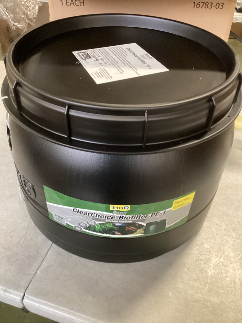 Condition photo showing New/Like New for TetraPond Clear Choice Biofilter PF-1 For Efficient Filtration