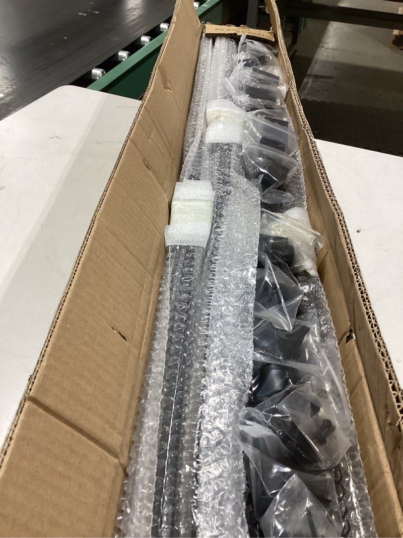 Condition photo showing Good Condition for 10 Pack Iron Balusters Hollow Double Knuckle Stair Spindles Hollow Single Knuckle Iron Spindles 1/2" Square Metal Balusters with 20 Swivel Shoes Double Knuckle 10