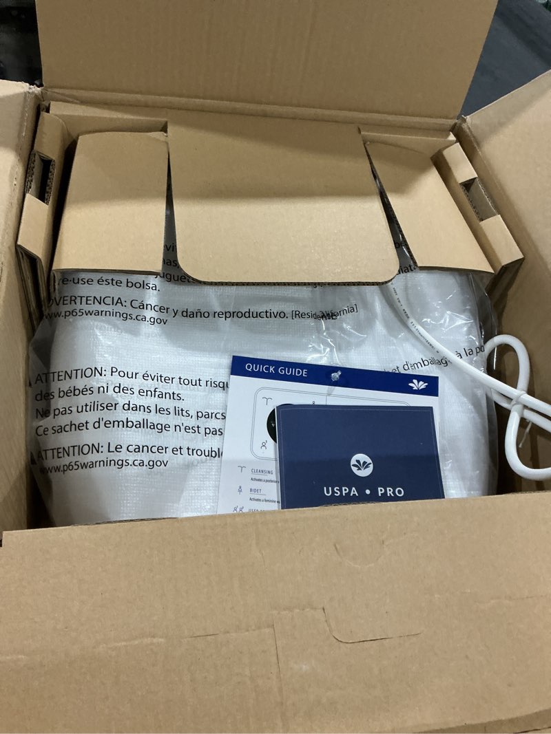 Condition photo showing Good Condition for Bio Bidet USPA PRO Modern Bidet Seat, Warm Water, Heated Seat & Dryer, Remote Control, Elongated Modern Elongated
