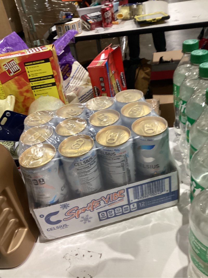 Condition photo showing New/Like New for CELSIUS Sparkling Spritz Vibe Limited Edition, Sugar Free Energy Drink, 12 Fl Oz (Pack of 12)