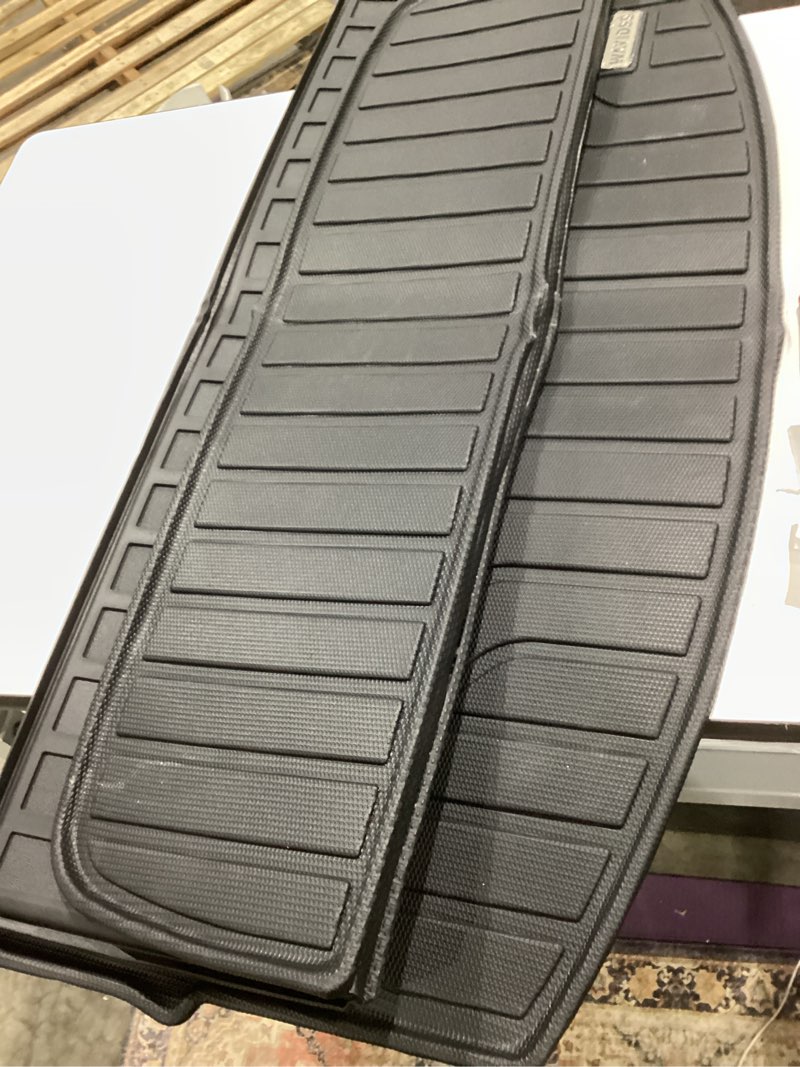 Condition photo showing Good Condition for cargo mat compatible with 2024 2025 hyundai santa fe trunk liner cargo liner tpe all weather back seat cover protector santa fe accessories (2024 2025,trunk mat with backrest mat)
