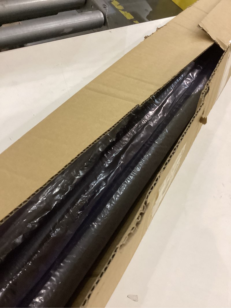 Condition photo showing New/Like New for Tension Curtain Rod 122 to 162 Inches (10.2 to 13.5 ft), 1.26" Diameter Spring Adjustable Heavy Duty Long Large Curtains Pole for Windows Door Bathroom Patio Outdoor No Drilling, Black