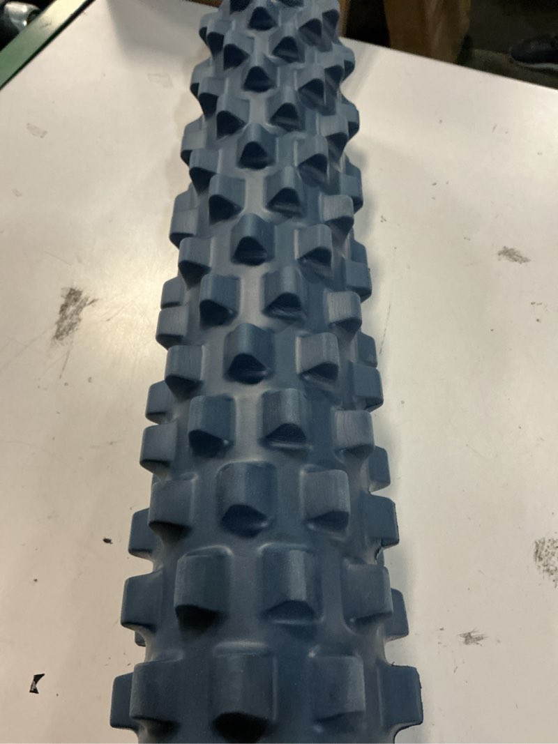 Condition photo showing Good Condition for rumbleroller original textured foam roller - deep tissue, self myofacial release massage therapy roller rumbleroller 22" midsize original textured foam roller