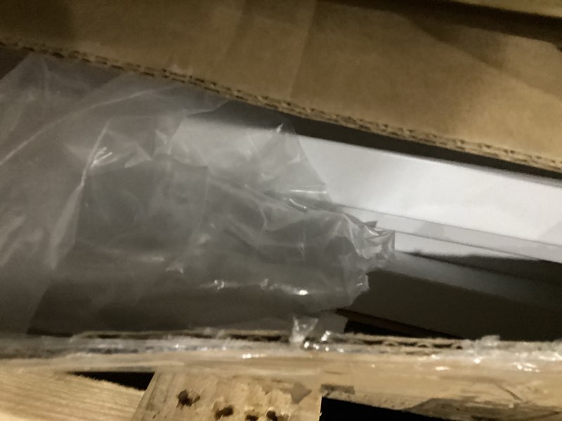 King sized bed frame white