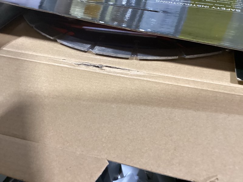 Condition photo showing Good Condition for 16 inch diamond concrete saw blade, segmented general purpose blade dry/wet cutting concrete, reinforced concrete, masonry, brick, block,1"-20mm arbor 16" segmented 1