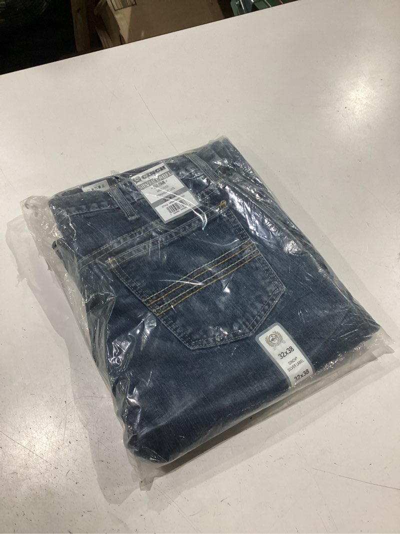 Condition photo showing Good Condition for cinch men's slim-fit jean 32w x 38l medium stone wash