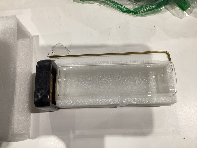 Condition photo showing Good Condition for Incense Holder, Unique Marble Incense Stick Holder, 100% Anti-Ash Flying, Brass Incense Holder for Sticks, Incense Burner Holder for Meditation Yoga (Black)