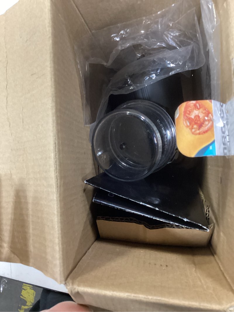 Condition photo showing As Is for Chefman Cordless Portable Blender for Smoothies and Shakes, BPA-Free 16 oz Blending Jar w/Stainless-Steel Blades, USB-C Rechargeable with Color-Changing LEDs, Dishwasher-Safe Accessories - Black
