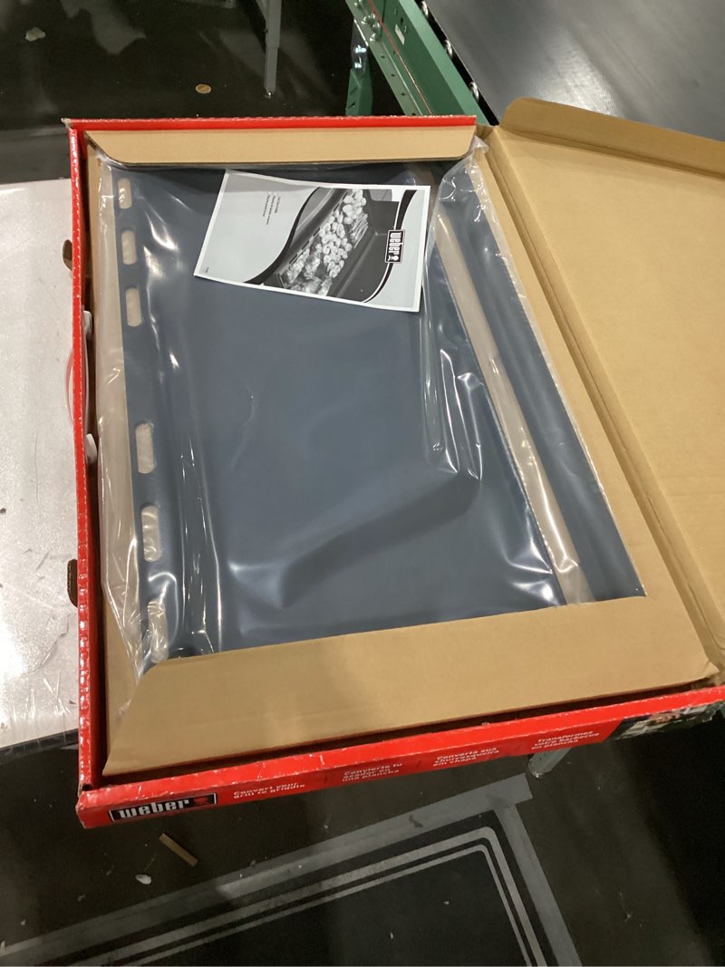 Condition photo showing New/Like New for Weber Rust-Resistant Outdoor Griddle Insert for Genesis 400 Series Gas Grills, Full-Size 32.7" x 18.7" x 1.2"