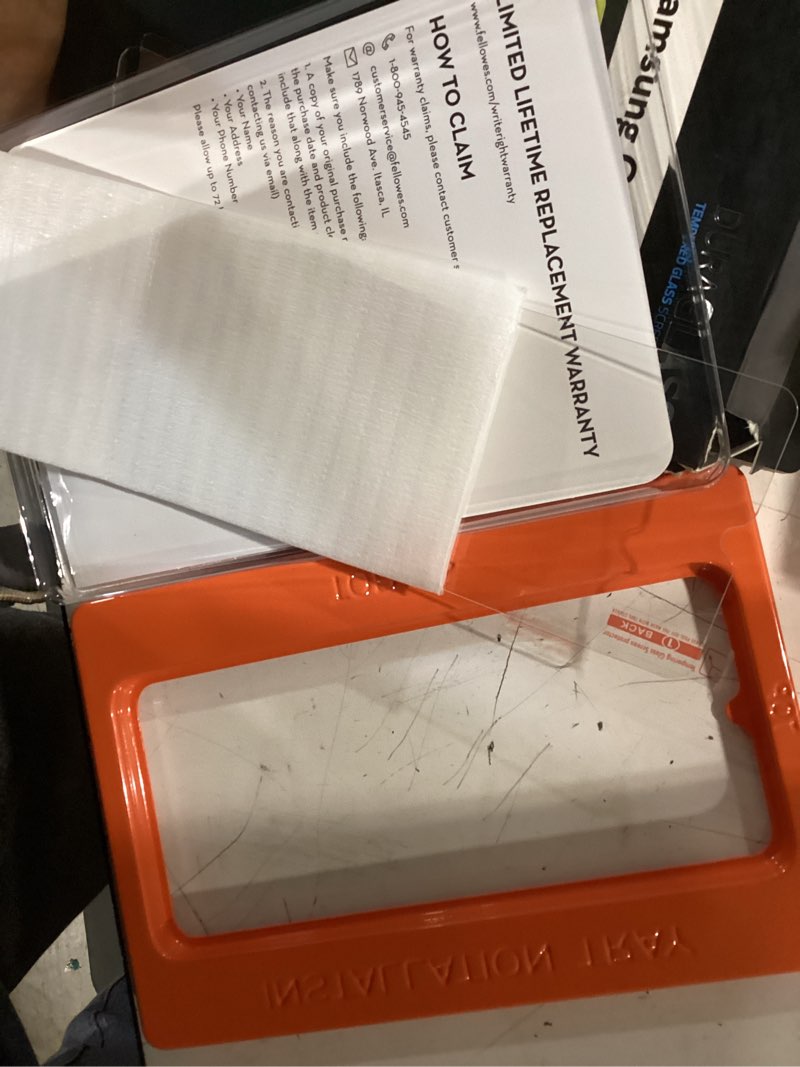 Condition photo showing Good Condition for duraglass screen protector samsung a12