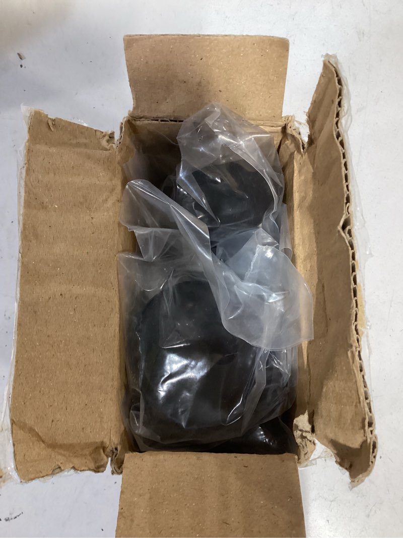 Condition photo showing Good Condition for saillong 2 sets interior door knob set with spindle, round rosettes, old style door knob replacement with electroplate design, 2.2in. outside diameter for interior (matte black) matte black 2