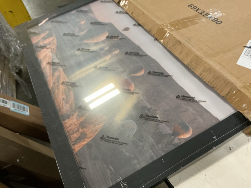 Condition photo showing Good Condition for 24x32 Picture Frame for Wall Display, 24x32 Black Picture Frame with Shatter Resistant Plexiglass, Stable and Sturdy 24 x 32 Poster Frame for Wall Display, Handpicked Gift Collection, 1 Pack