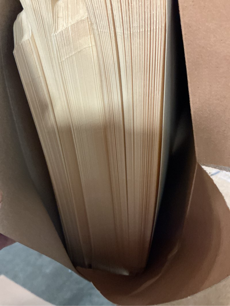 Condition photo showing Good Condition for office depot brand file folders, 1/3 cut, legal size, 30% recycled, manila, pack of 100