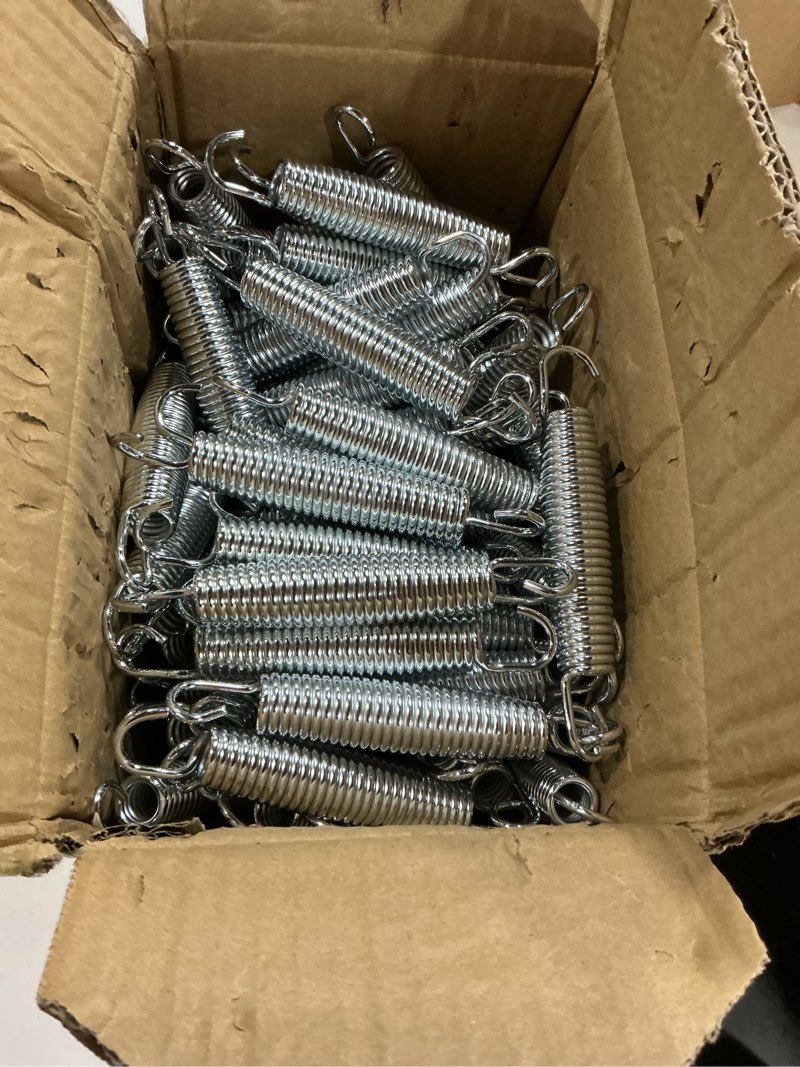 Condition photo showing New/Like New for 72 pieces trampoline springs replacement with t-hook heavy duty stainless steel trampoline springs 5.5 inch