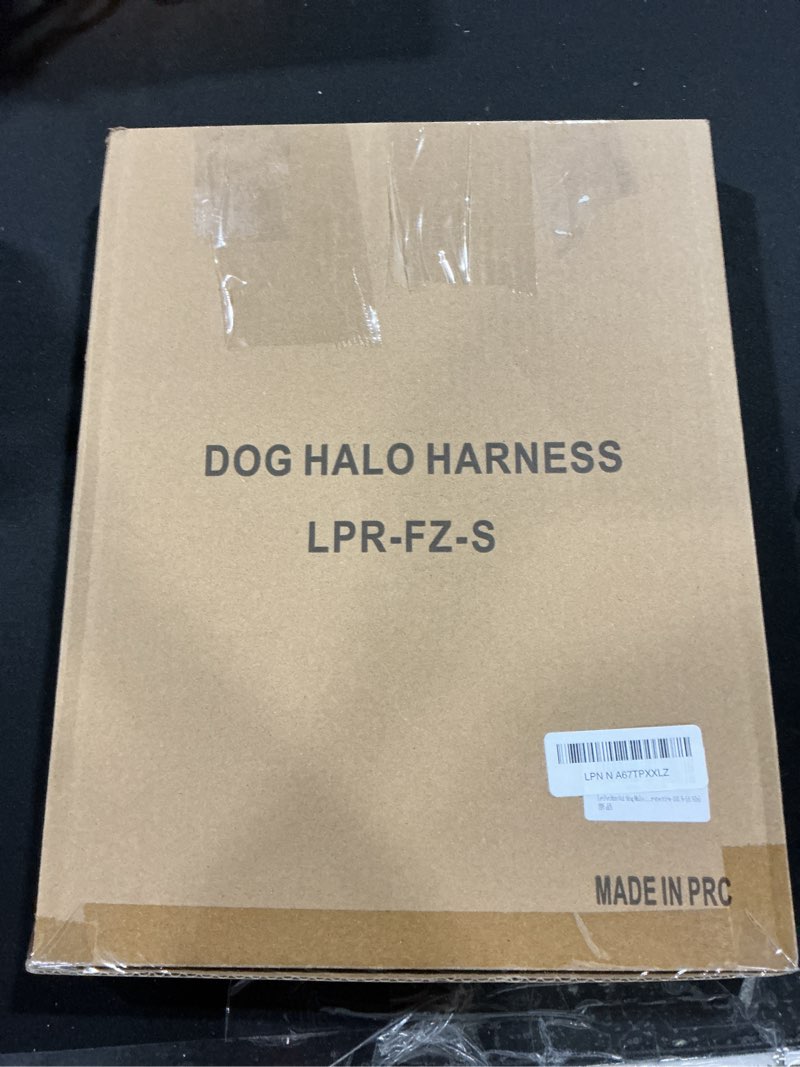 Condition photo showing New/Like New for LetPetRun Blind Dog Halo Harness with Protective Collar, Adjustable Guiding Device for Visually Impa
