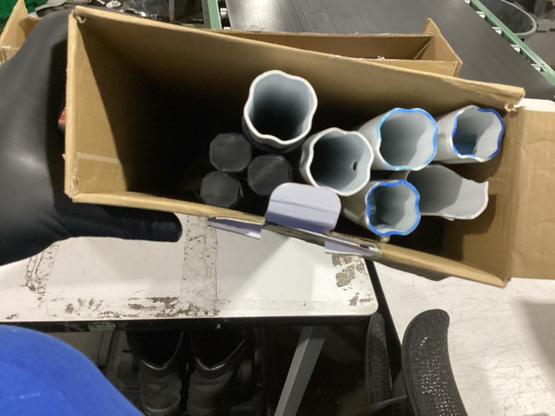 Condition photo showing As Is for eastpoint sports 2-in-1 volleyball and badminton set, adjustable height net set with all accessories
