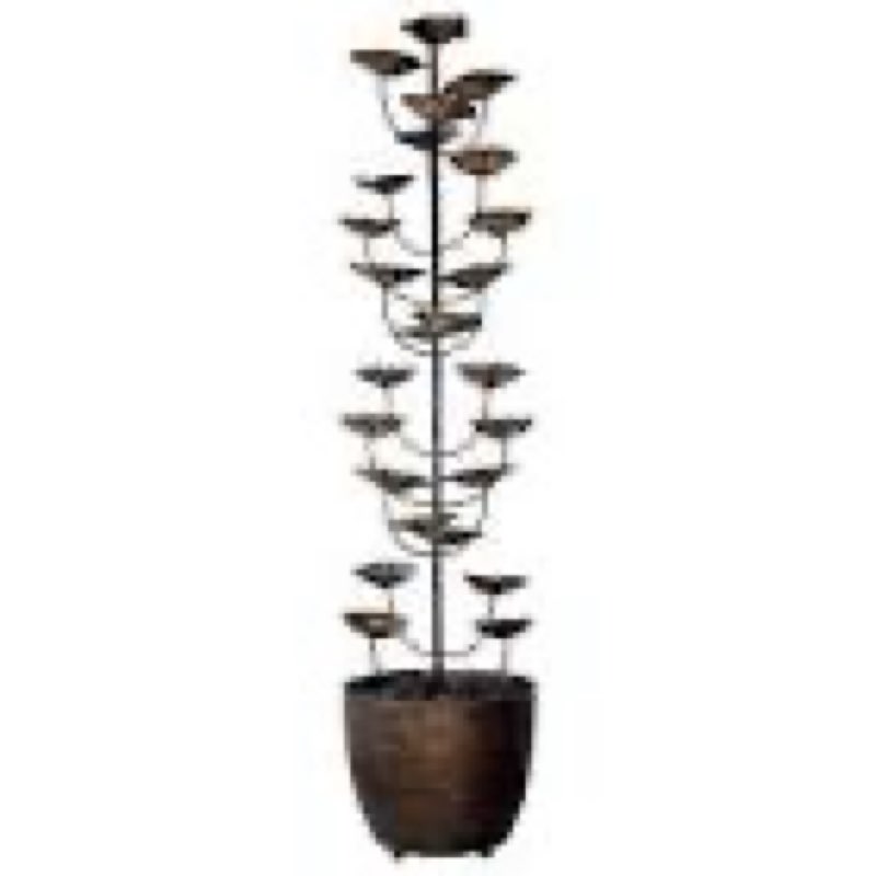 60in cgh cascading leaves fountain