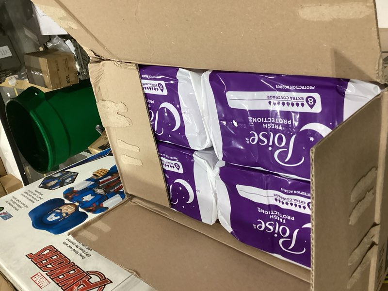 Condition photo showing New/Like New for poise incontinence bladder control pads overnight fresh protection ultimate absorbency - 96ct