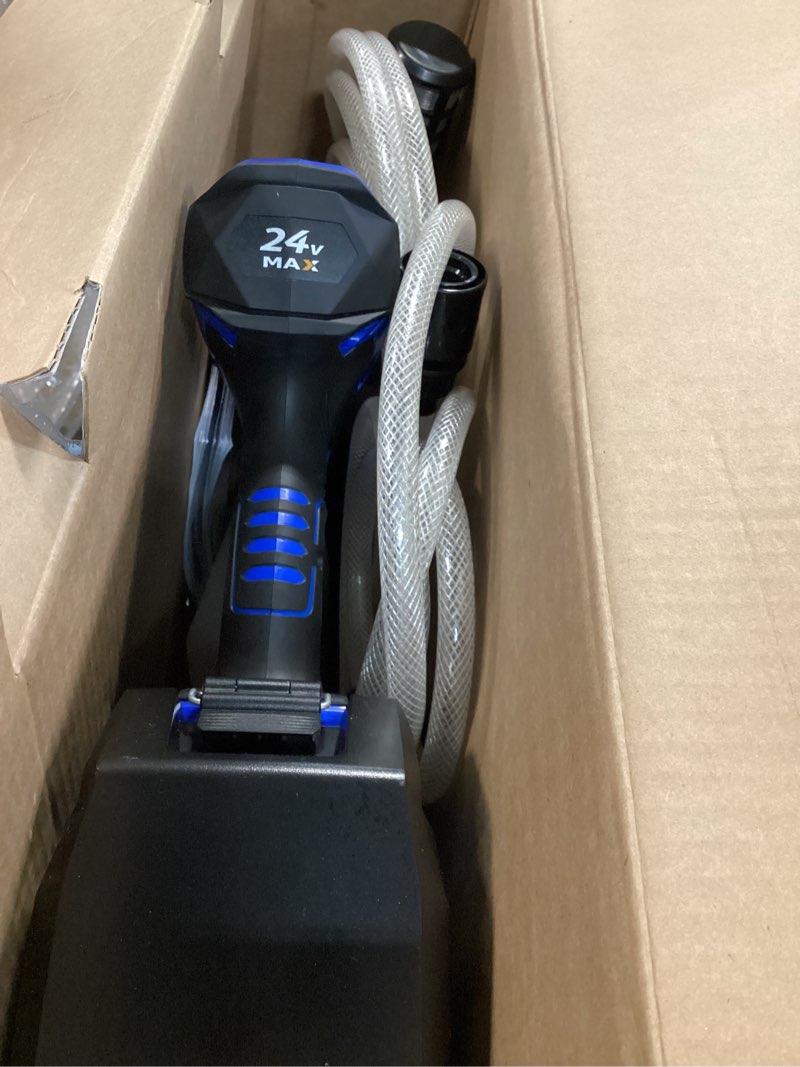 Condition photo showing As Is for kobalt 700-psi 0.8-gpm cold water battery outdoor power cleaner with 1 spray tips