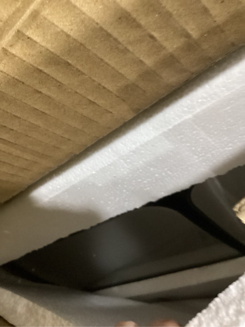 Condition photo showing As Is for iTouchless 60 Liter / 16 Gallon Dual Compartment Kitchen Trash Can & Recycling Bin, Odor Filter, Soft-Close, Hands-Free Step Pedals, 2x 8-Gal Color-Coded Buckets, Smudge-Resistant Stainless Steel Silver, Dual Step