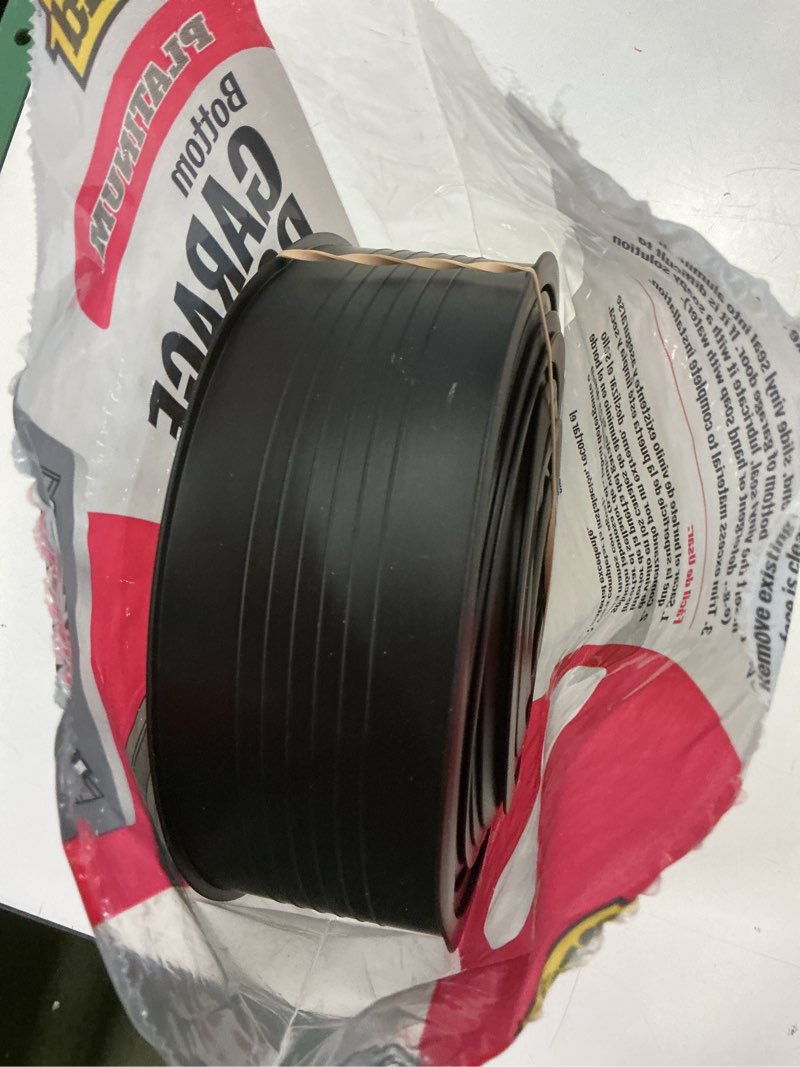 Condition photo showing Good Condition for PLATINUM™/FLEX ALLOY® 2.5 in. x 18 ft. Black Vinyl Replacement for Garage Door Weatherstripping