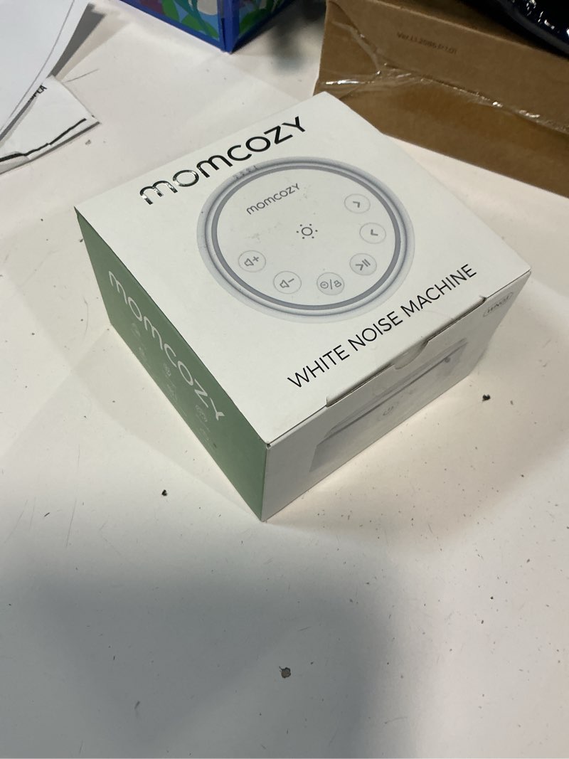 Condition photo showing New/Like New for momcozy sound machine for baby-20 soothing sounds & touch warm light portable white noise for kids & adults for sleeping timer and memory | ideal travel companion & nursery must-have