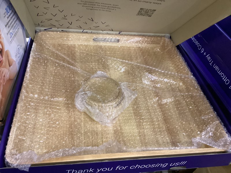 Ottoman tray & 6 coasters