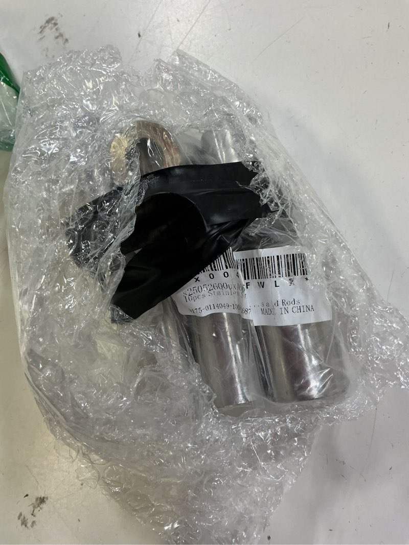 Condition photo showing Good Condition for uxcell 10pcs stainless steel spacer 1/2" bore x 1" od x 2" length screw bushing plain finish round metal spacer for m12 screws bolts and rods 1/2" x 1" x 2"