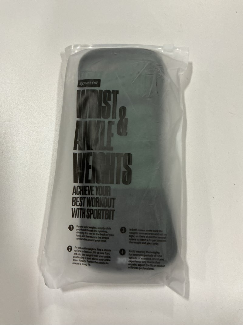 Condition photo showing New/Like New for SPORTBIT Wrist and Ankle Weights for Women - Set of 2 (1lb Each) Wearable Ankle & Wrist Weights - Leg & Arm Bands, Silicone Weighted Bracelets for Workout, Walking, Running, Yoga, Pilates Green