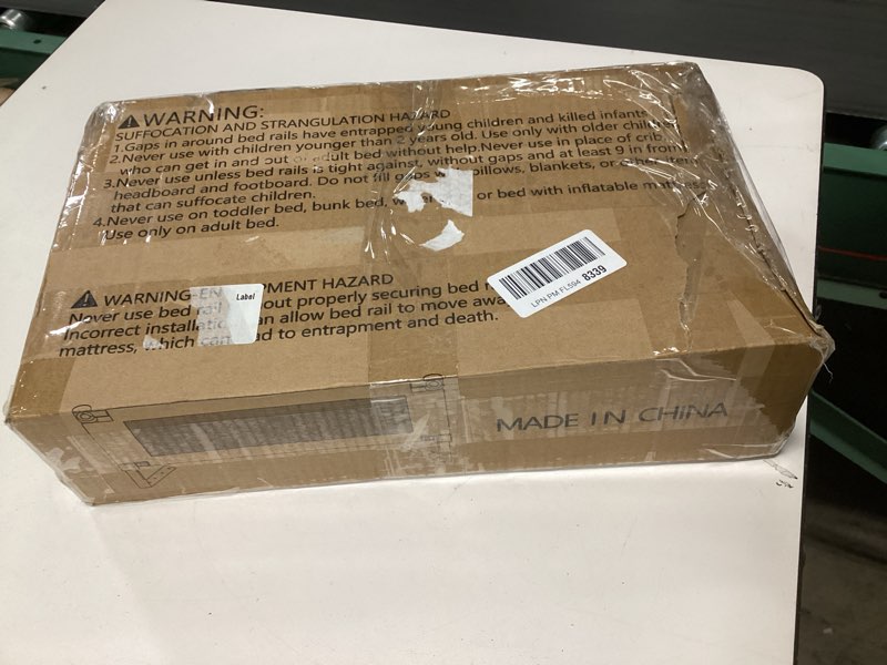 FAMILL Bed Rail for Toddlers, Foldable Toddler Bed Rails Suitable for Queen/King/Full/Twin Size, Gre