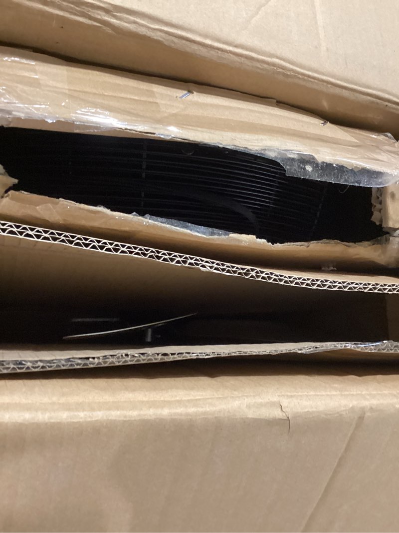 Condition photo showing Good Condition for tornado 20” oscillating pedestal fan – 5000 cfm, stand fan, 3-speed, 1/6 hp, 6.6 ft, industrial & commercial use, ul listed black 20 inch indoor
